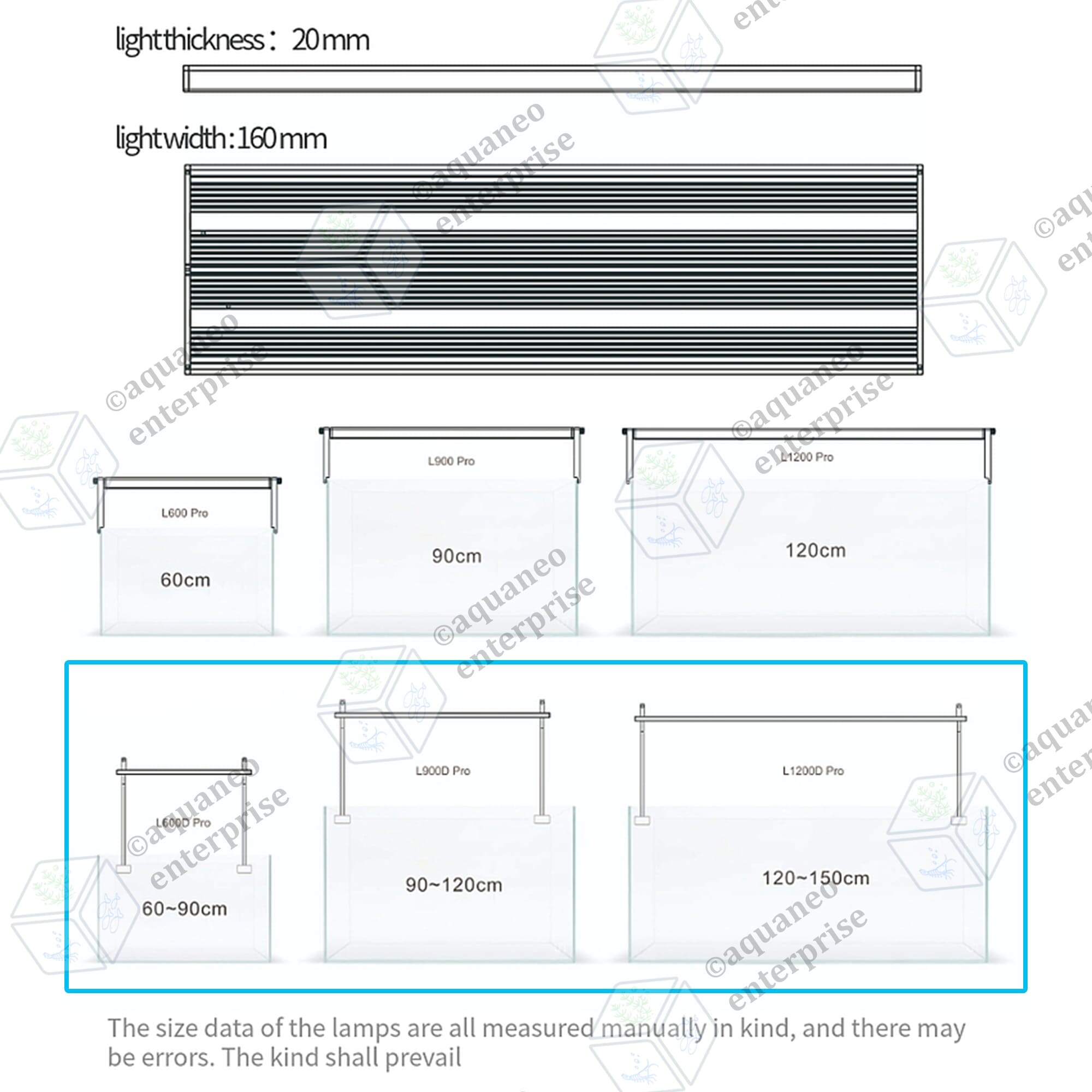 Week Aqua RGB Aquarium LED Light L Series - L600 D Pro 55W | Aquaneo  Enterprise