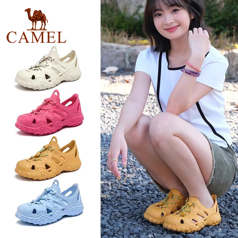 Cameljeans Women's Shoes Summer New Hole Outdoor Creek Beach Sandals ราคา 1,165 บาท*ส่งฟรี