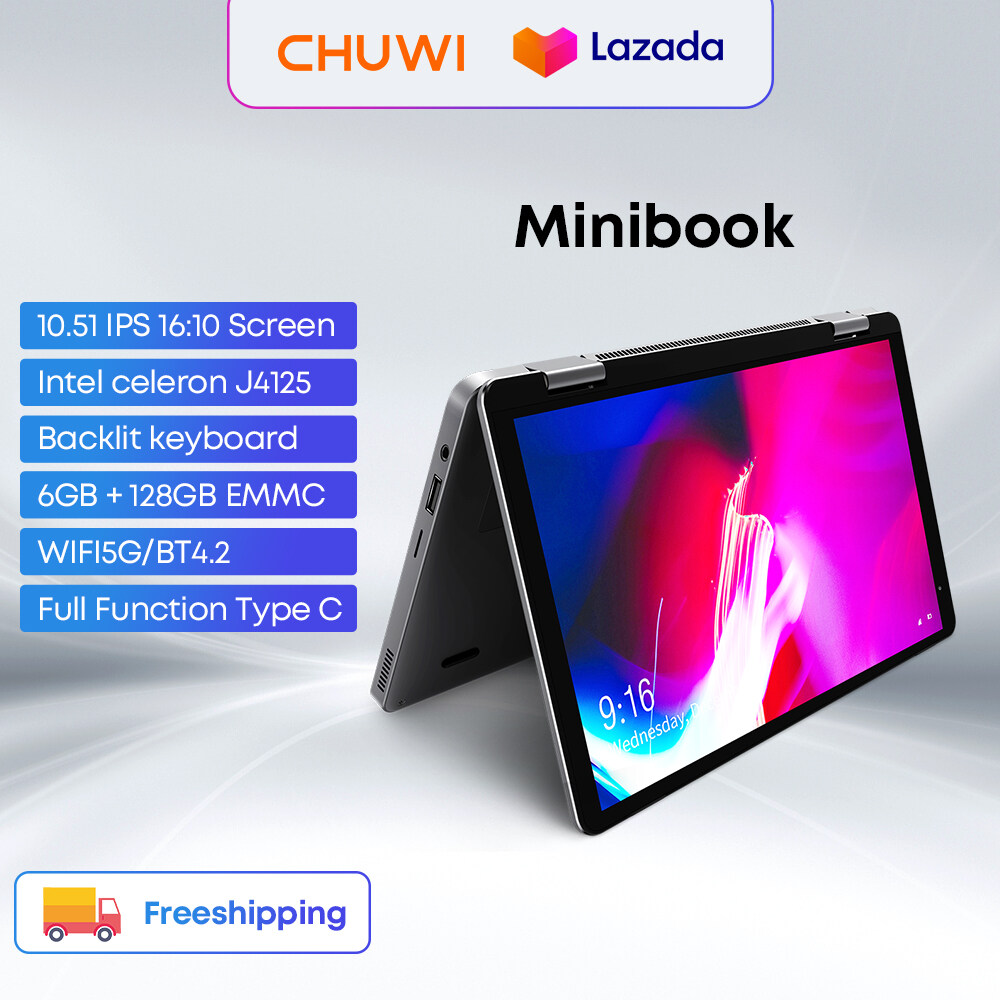 Lazada Philippines - CHUWI Official MiniBook ?Japanese keyboard?Yoga 360 touch 2 in 1 laptop tablet PC notebook (H3 Stylus support)Intel Celeron J4125 quad core 6GB+128G EMMC support 1T expansion (TF128GB) support PD fast charge dual mic