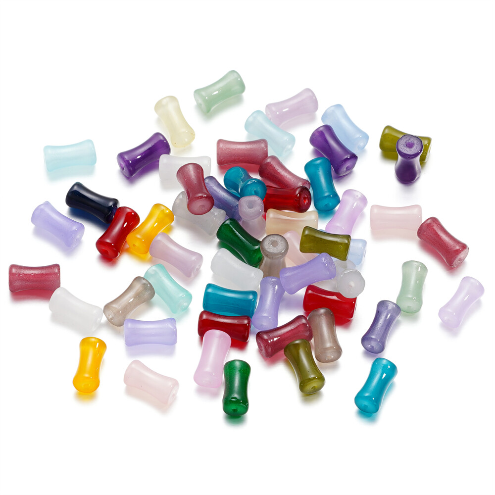 St.kunkka 30 cái 6.5*11.5 mét ngọc bích Giả Thủy Tinh Hạt lễ hội hạt cho Tự Làm Vòng Cổ thủ công Mặt Dây Chuyền Vòng đeo tay đồ trang sức