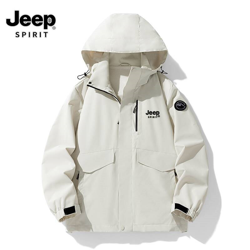  Jeep Spirit 1941 estd đồng phục nam và nữ đơn Shunt ngoài trời Áo khoác leo núi chống gió ngoài trời Áo khoác mùa xuân và mùa thu 