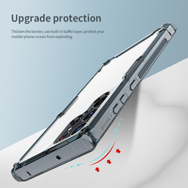Nillkin Soft Silicone Phone Case and Shockproof Back Cover for Samsung Galaxy S22 Ultra description image 6