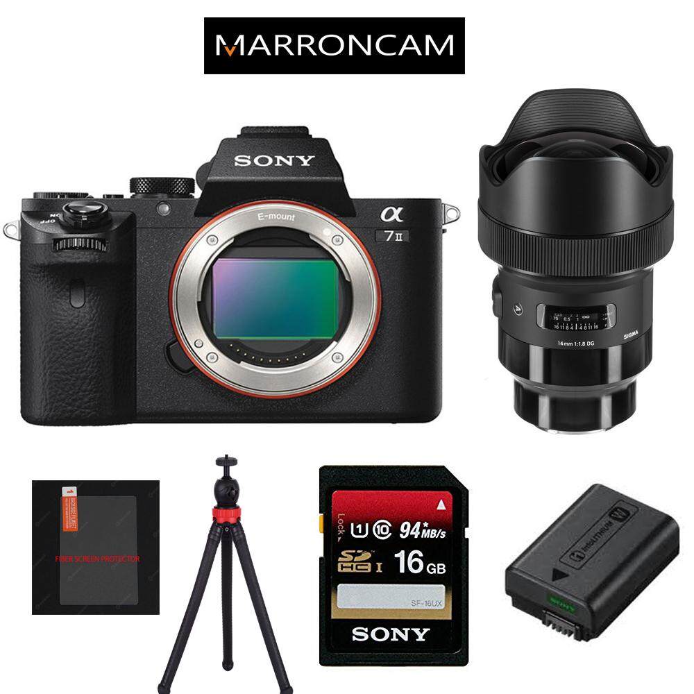 Sony Alpha a7 II Mirrorless Digital Camera (Body Only+SIGMA 14MMF1.8)