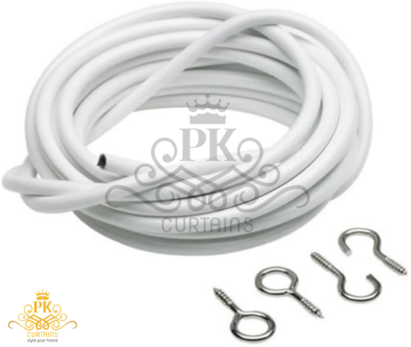 20 Meter Curtain Spring Stretch Wire Tali Dawai Langsir Spring Langsir Puti Lazada
