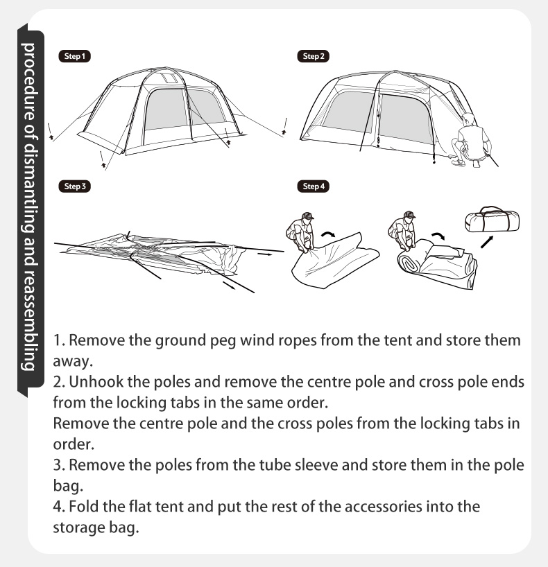 Naturehike outdoor camping dune 10.9 tent one bedroom one living room large space 4-6 person family tent · v35