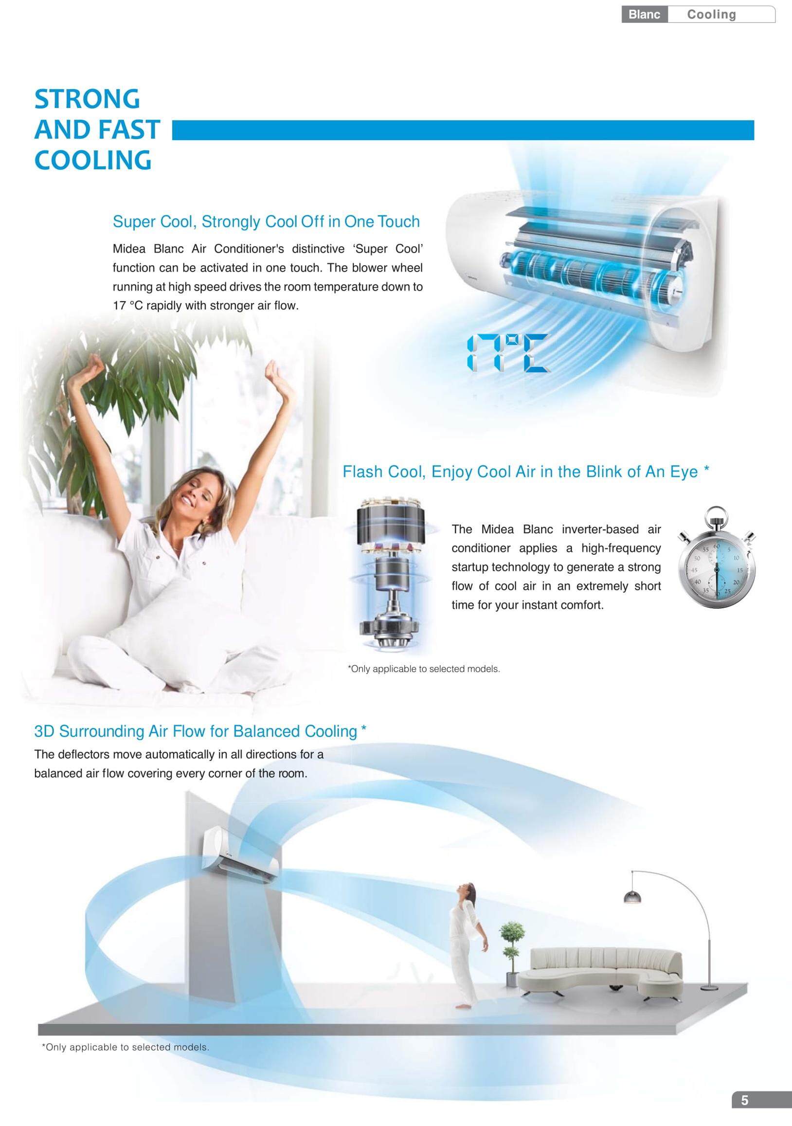 Midea 1.5HP R410A Inverter Ionizer Air Conditioner MSMA12CRDN1 Seng Huat