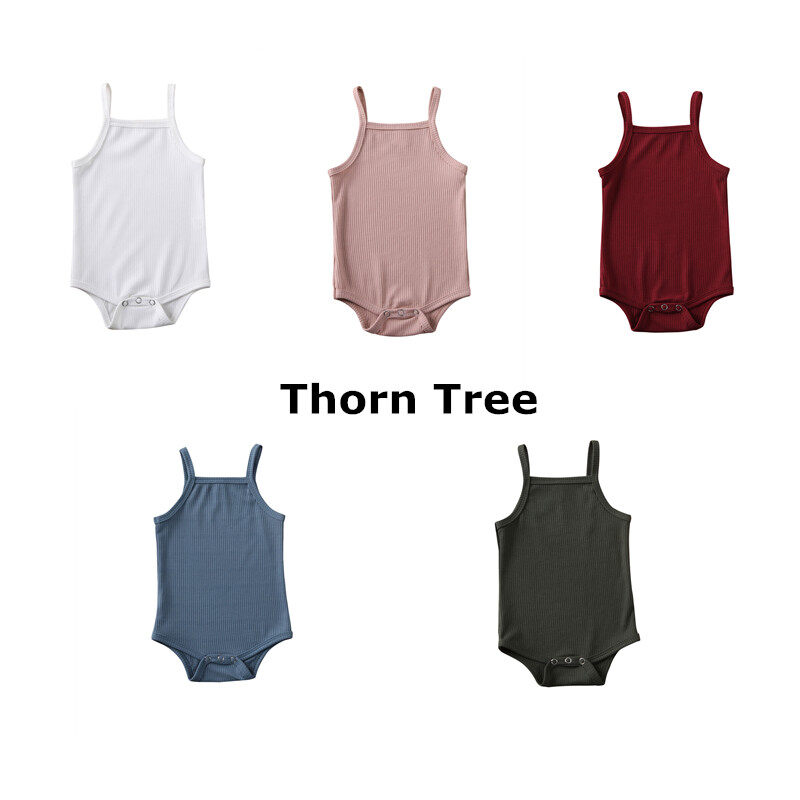 Thorn Tree Sơ sinh Bé trai Bé trai Mùa hè Bodysuuit Romper Jumpsuit Trang phục Quần áo