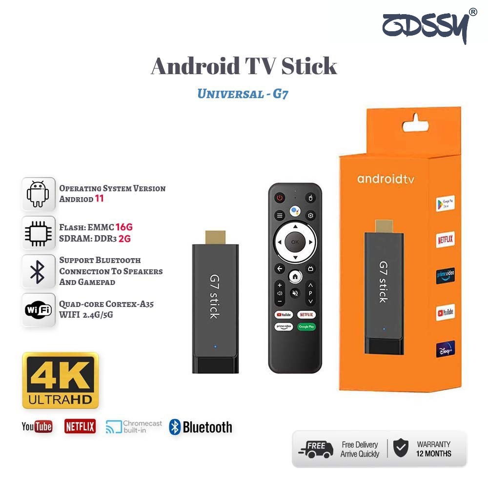 Zdssy g7 thanh android 11.0 tv thông minh thanh amlogic s905y4 4k 2gb 16gb 2.4g/5g wifi máy nghe nhạc bluetooth bộ thu tv bộ bộ chuyển đổi tín hiệu