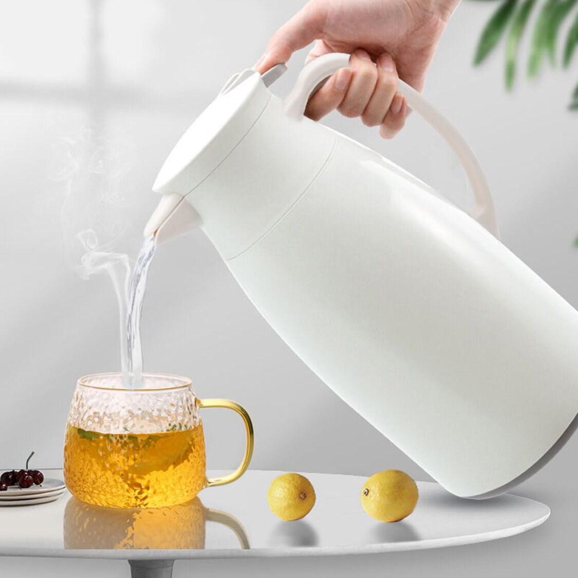 Gambar Insulation Pot to Keep Warm Water Bottle Home Thermos Bottle Thermos Home Kettle Small Warm Pot Student Dormitory