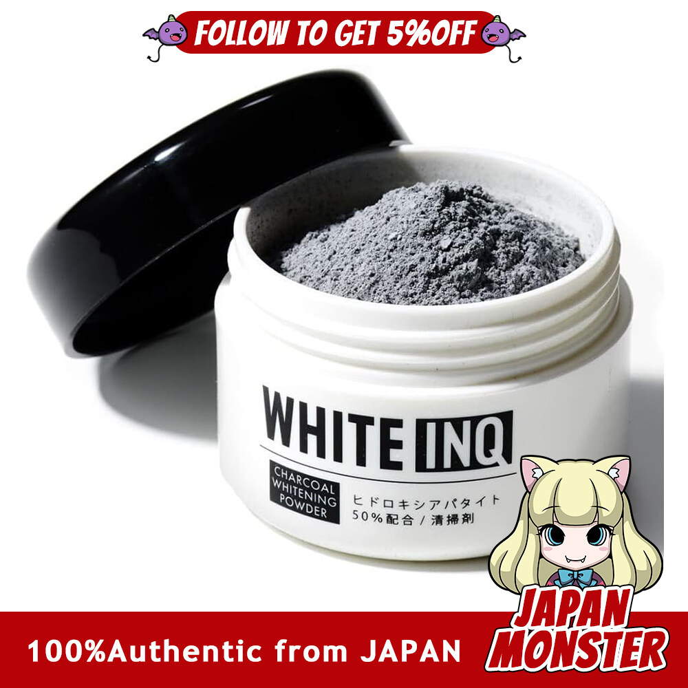 White Inq Charcoal Whitening Powder 30g Toothpaste Whitening Whitening Pounder Toothpaste Japan