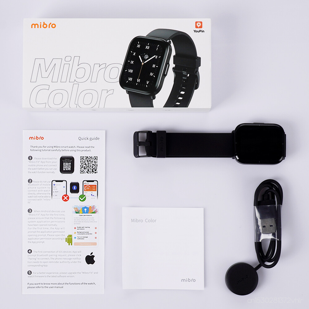 Xiaomi Mibro Color Smartwatch 5Atm Waterproof Blood Oxygen Monitor 270Mah  Battery Smart Watch for Women Men Ios Android | Lazada Singapore