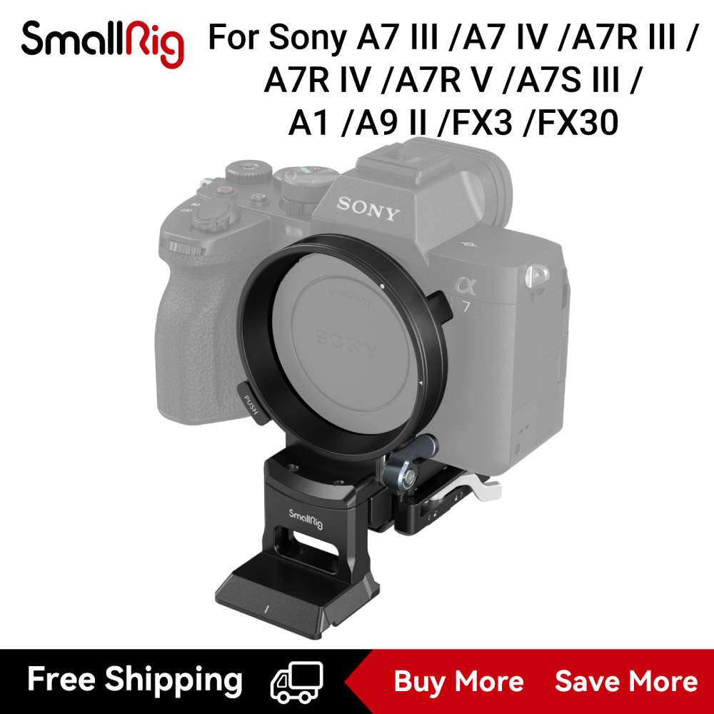 SmallRig Bộ tấm gắn từ ngang sang dọc có thể xoay cho Sony A7 III / A7 IV / A7R III / A7R IV / A7R V / A7S III / A1 / A9 II / FX3 / FX30 4244