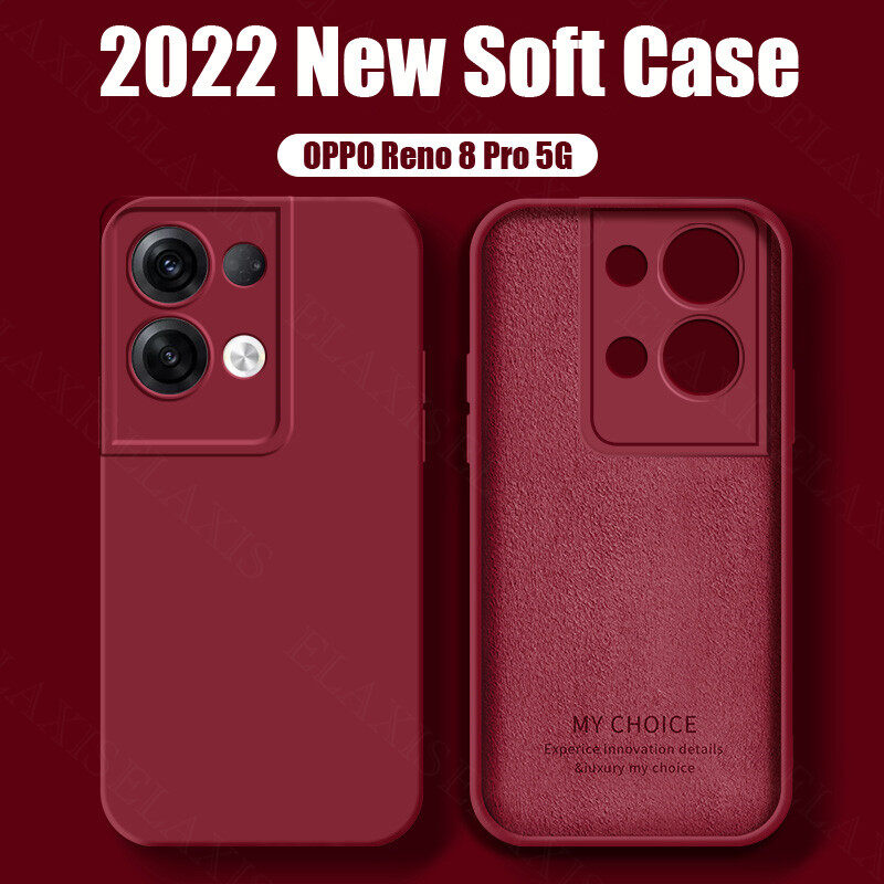 QULLOO Coque Pour OPPO Reno 8 Pro 5G,Housse Silicone TPU Mince Souple