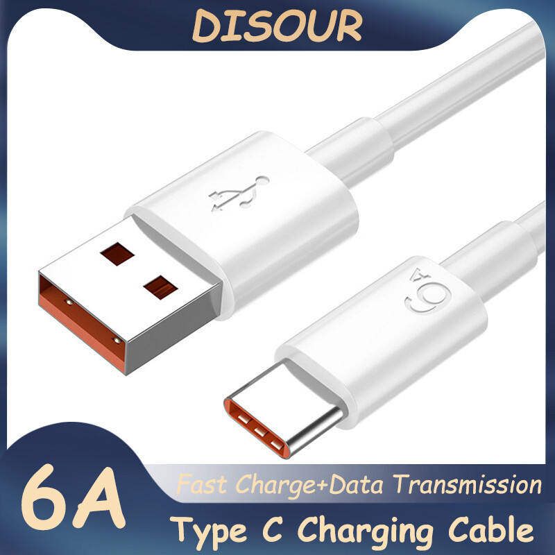 Disour 66w loại c cáp usb cáp sạc nhanh 6a siêu sạc cáp cho huawei dữ liệu cáp usb xiaomi cáp cho huawei