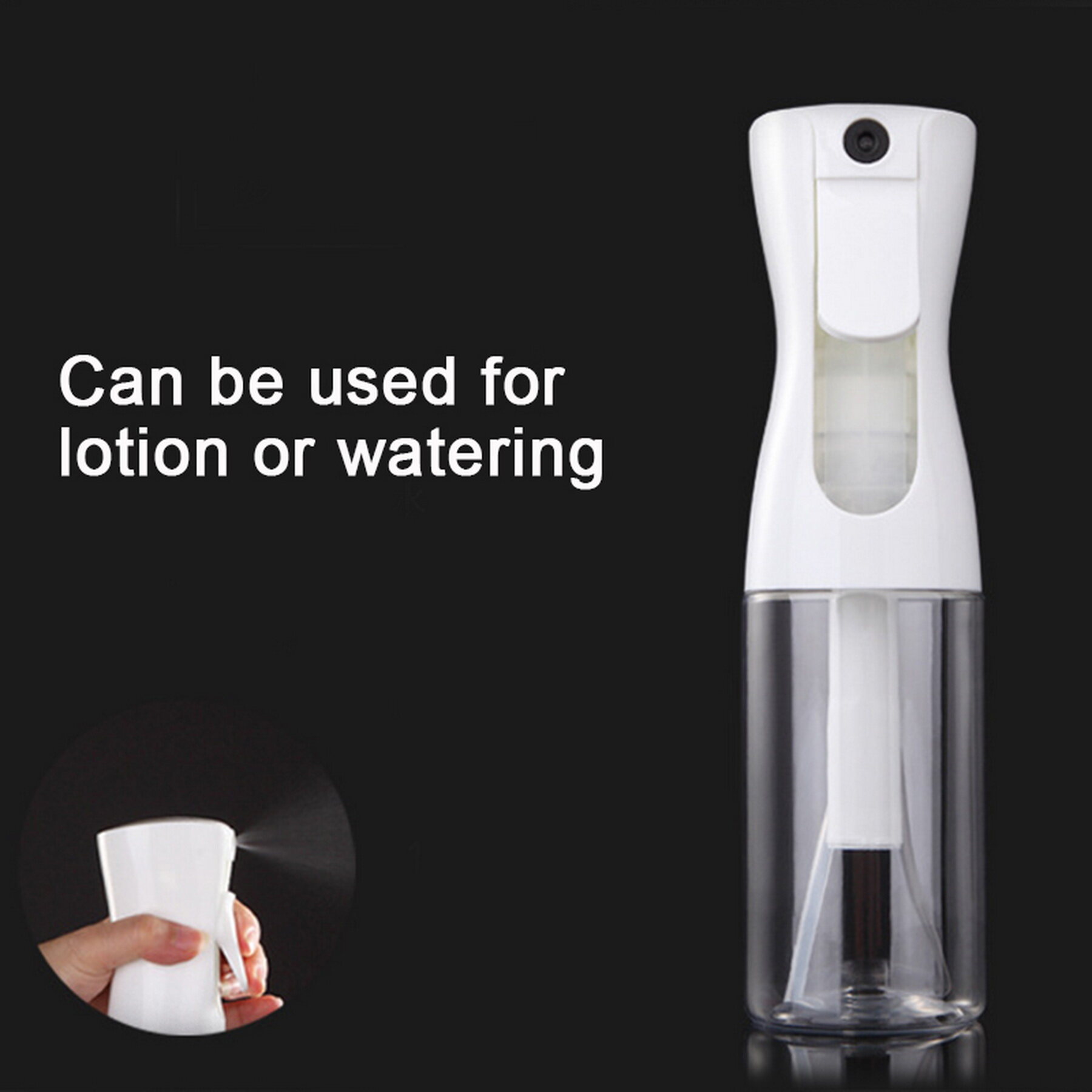 Gambar 500ml Automatic High Pressure Spray Mist Bottle Salon Barber Hairdressing Sprayer Watering Spray Bottle Hair Tools For Hairstyling, Cleaning, Plants, Ironing,misting   Skin Care