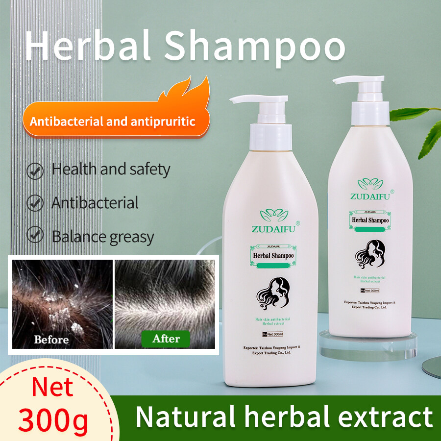 Zudaifu chính thức soure 100% gốc zudaifu dầu gội 320ml chống gàu da đầu nhờn dầu-Kiểm soát chăm sóc tóc da đầu sẩn phát ban điều trị chống vi khuẩn và chống ngứa dầu gội đầu
