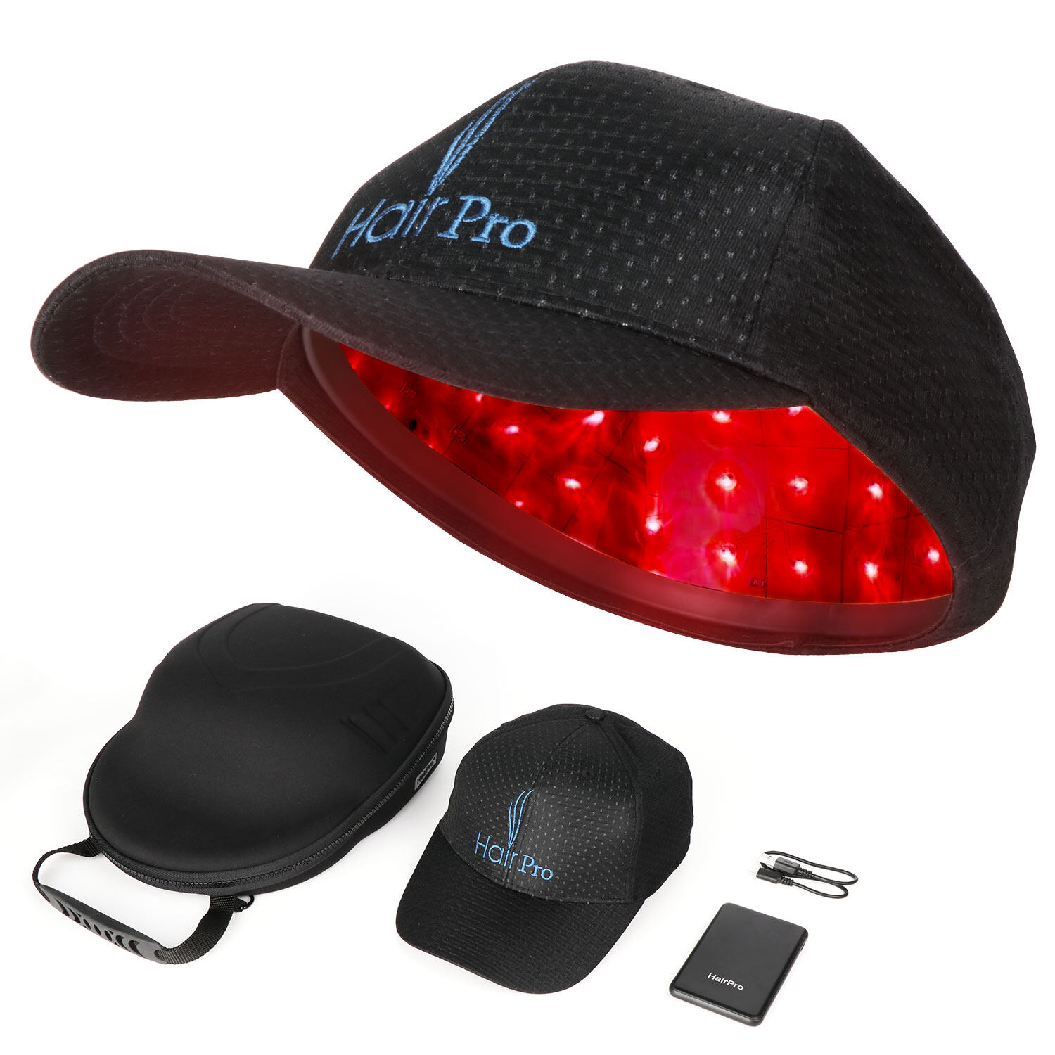 Gambar Hair Pro For Hair Electric Laser Hair Generator Helmet Head Massager Anti Alopecia Growth Hair Loss Cap Hair growth