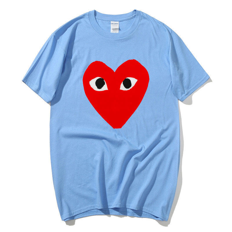 Blue And Red Comme Des Garcons Shirt New Classic Play CDG