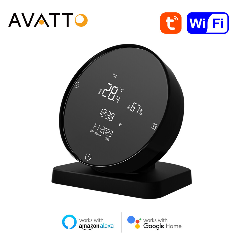 AVATTO Tuya WiFi IR Remote Control with Temperature and Humidity Sensor,3 in1 Smart Home Infrared Controller for Alexa Google - ยี่ห้อ AVATTO ราคา 692 บาท*ส่งฟรี