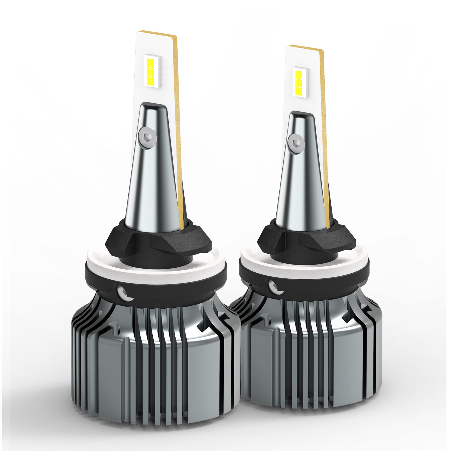 AUXITO H10 - Bóng đèn LED sương mù, ánh sáng trắng xenon 6500K, công suất 80W