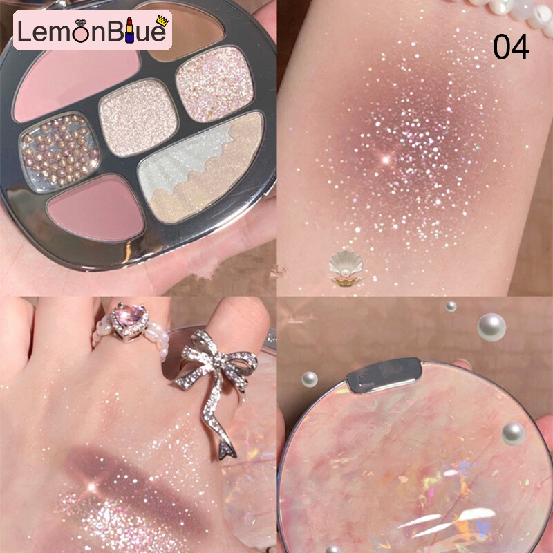 Gambar LemonBlue 8 Colors Amber Eyeshadow Palette Matte Shimmering Naturally Long Lasting No Eyeshadow Palette 8 Colors Matte Shimmering fashionable eye makeup