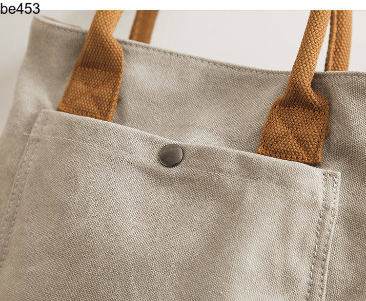 2021 new canvas bag working wear Japanese and Korean tote bag women's fashion cloth handbag fabric bag small cloth bag