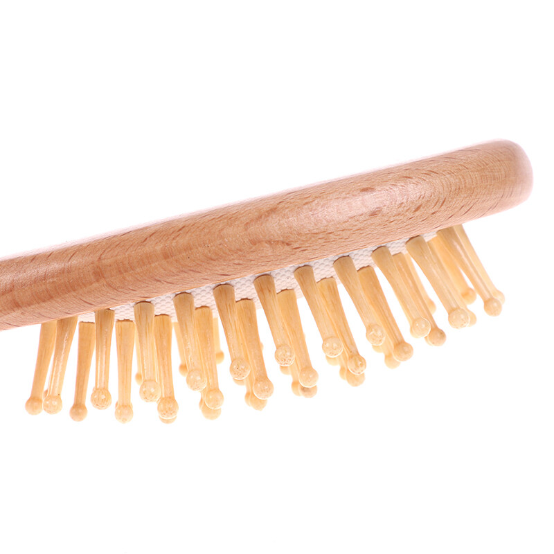 3 Chiếc Lược Chải Tóc Em Bé Bằng Gỗ, Cho Trẻ Sơ Sinh Trẻ Mới Biết Đi Bàn Chải Tóc Đầu Massager