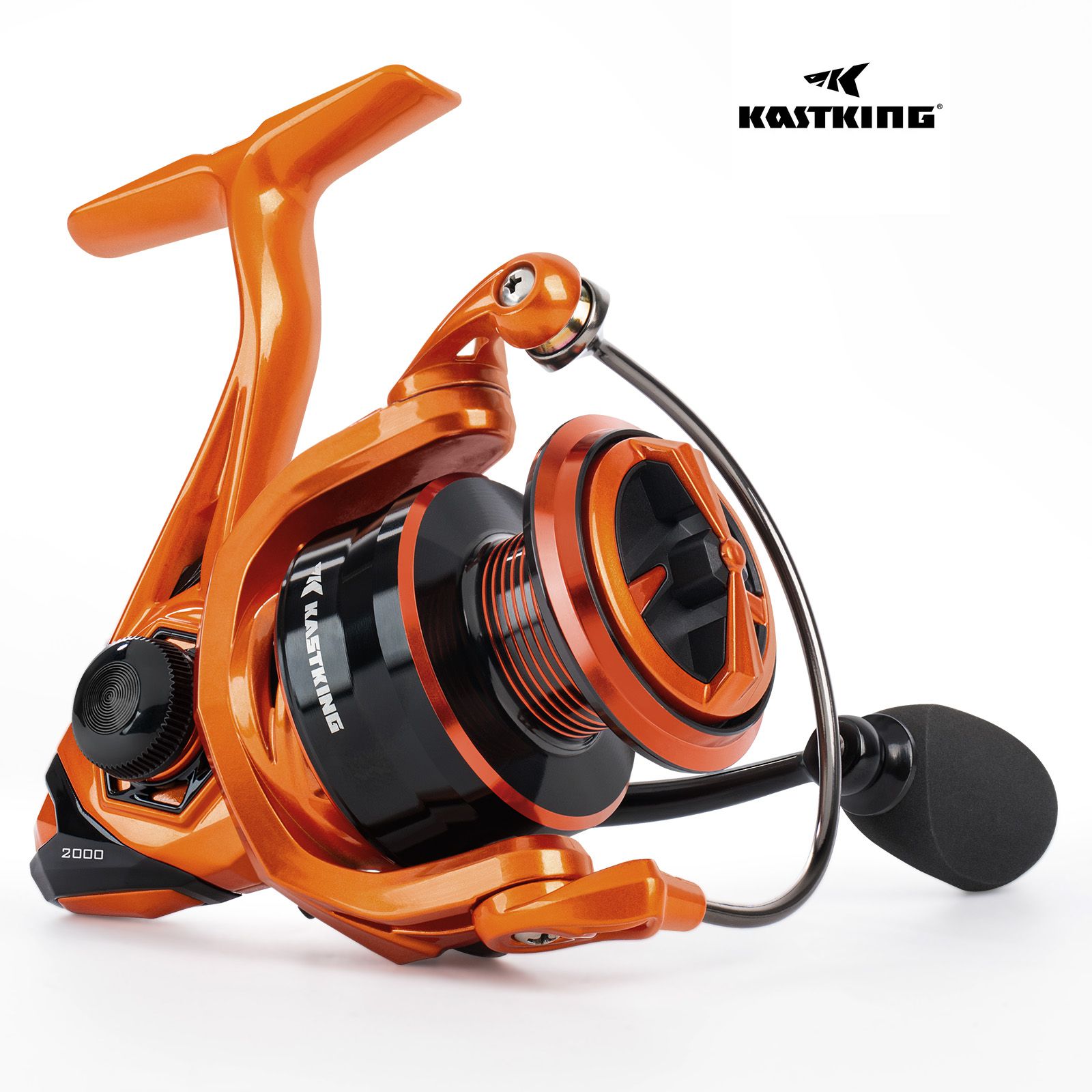 KastKing Lethal Blaze Spinning Fishing Reel 8KG-12KG Max Drag 5.2:1 Gear Ratio Ultra-Smooth Freshwater & Inshore Spinning Reel CNC Aluminum Spool Ideal for Fishing