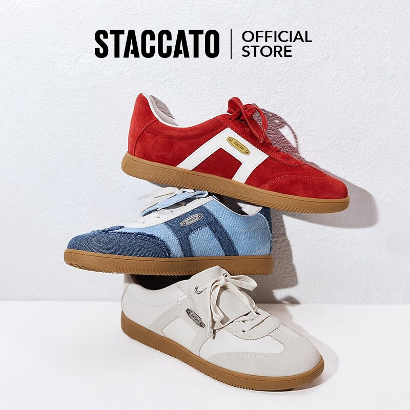 Staccato Women's Retro German Training Sports Shoes EE925 ราคา 4,267 บาท*ส่งฟรี