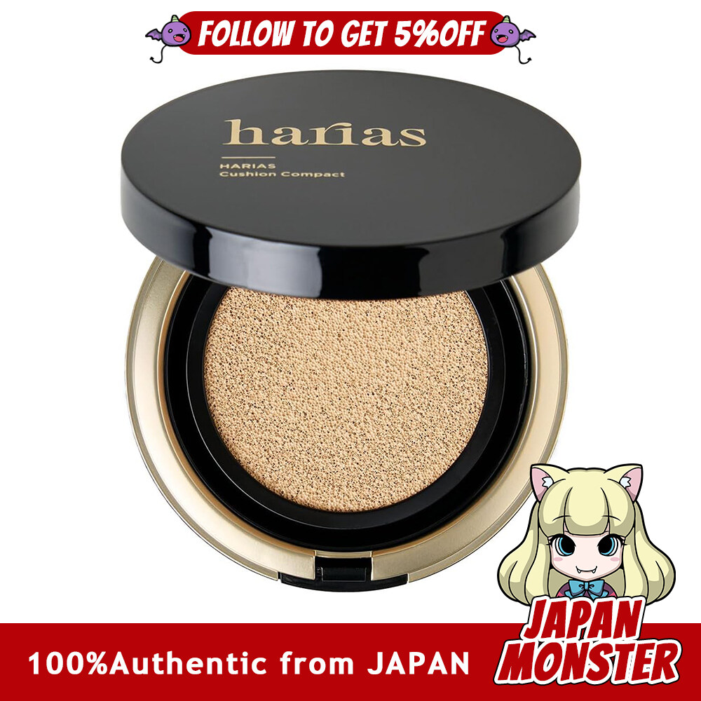 Harias Cushion Compact Cushion Foundation SPF50+ Niacinamide Foundation Popular Ranking High Coverage Ocher Japan