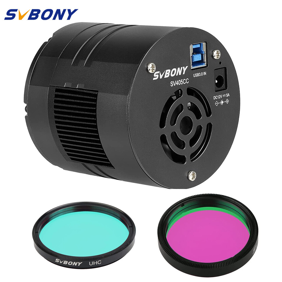 SVBONY SV405CC Telescope Camera, CMOS Color Astronomy Camera with USB3.0 AR Coating Optical Glass, 1.25/2 inches UHC Filter, Ultra High Contrast Filter, Reduces Light Pollution, for Deep Space Astrophotog ราคา 21,319 บาท*ส่งฟรี