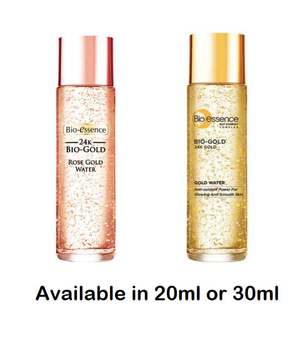 Gambar BIO ESSENCE Bio Gold Rose Gold Water   Gold Water Trial Kit (20ml 30ml)