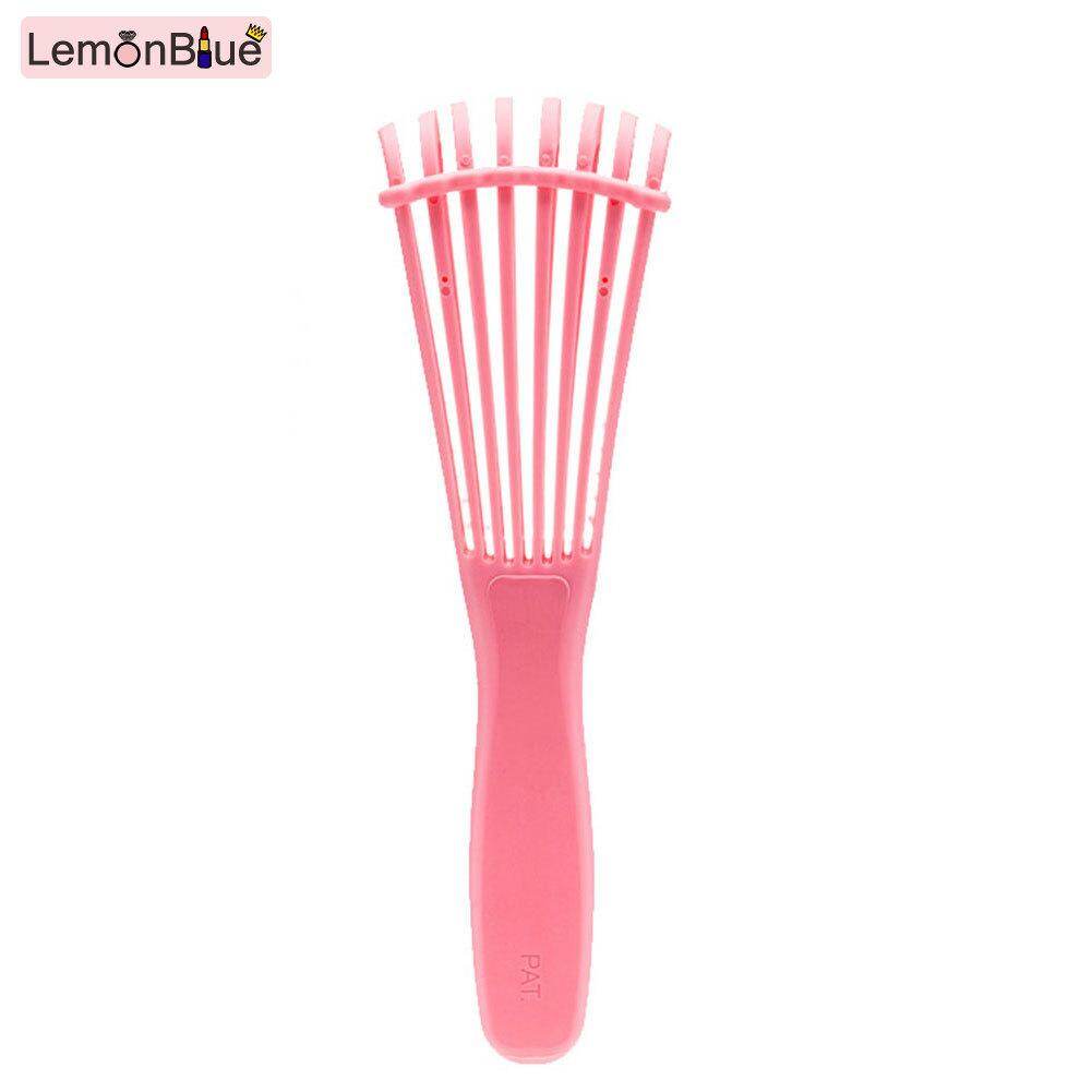 Gambar LemonBlue Straight Styling Comb Hairbrush Comb Health Care Reduce Fatigue Hairdressing Tools Pink