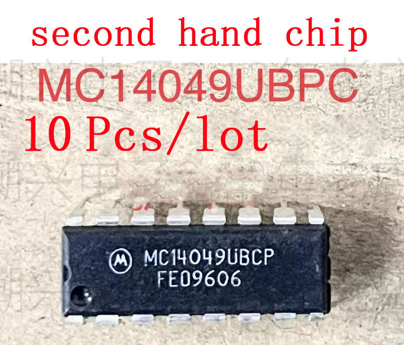 10 cái/lốc thứ hai tay mc14049ubpc cd4049ube cd4049 chip ic hợp lý
