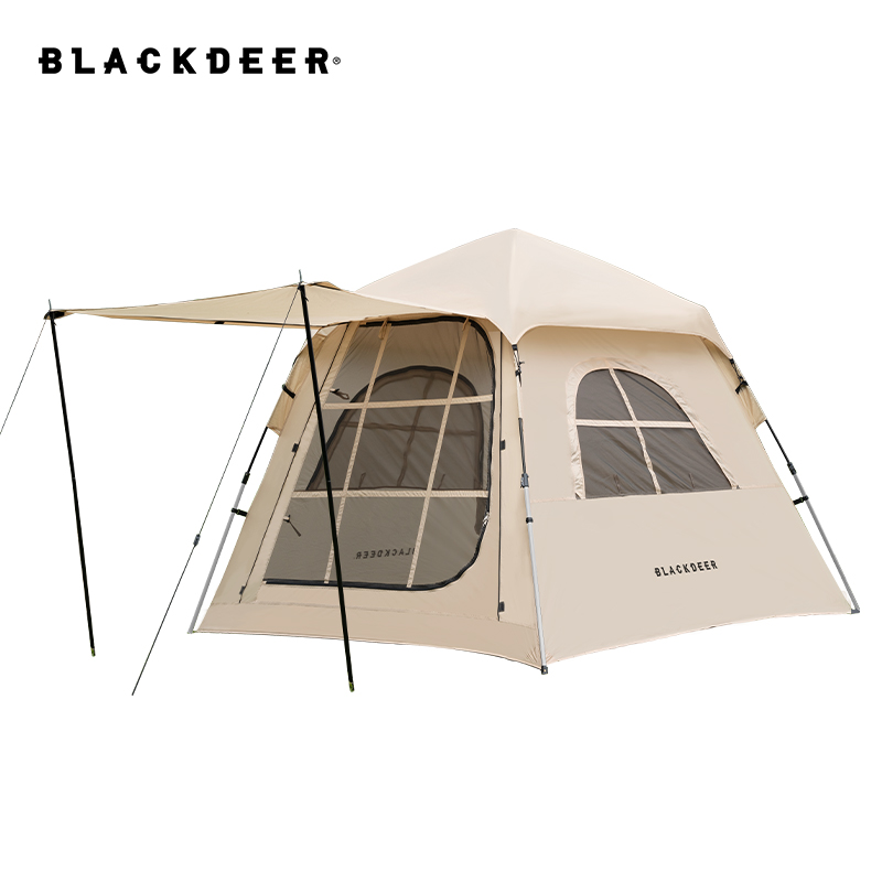 เต็นท์แคมป์ปิ้ง เต็นท์กางอัตโนมัติกันน้ำ BLACKDEER Automatic Tent 3-4 Person Camping Tent,Easy Instant Se tup Portable Backpacking for Sun Shelter,Travelling