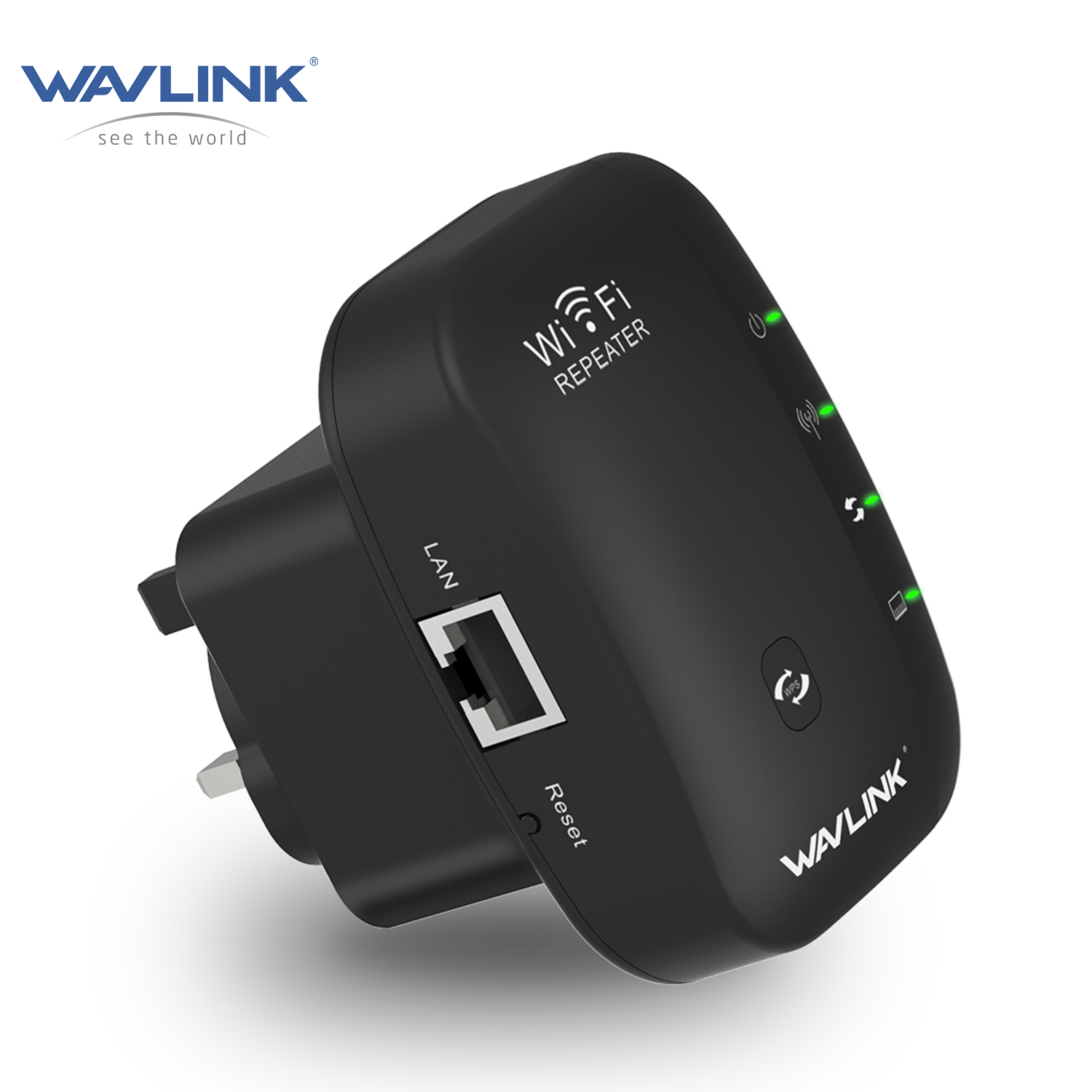 Wavlink N300 WiFi Repeater Range Extender with 3dBi Internal Antennas