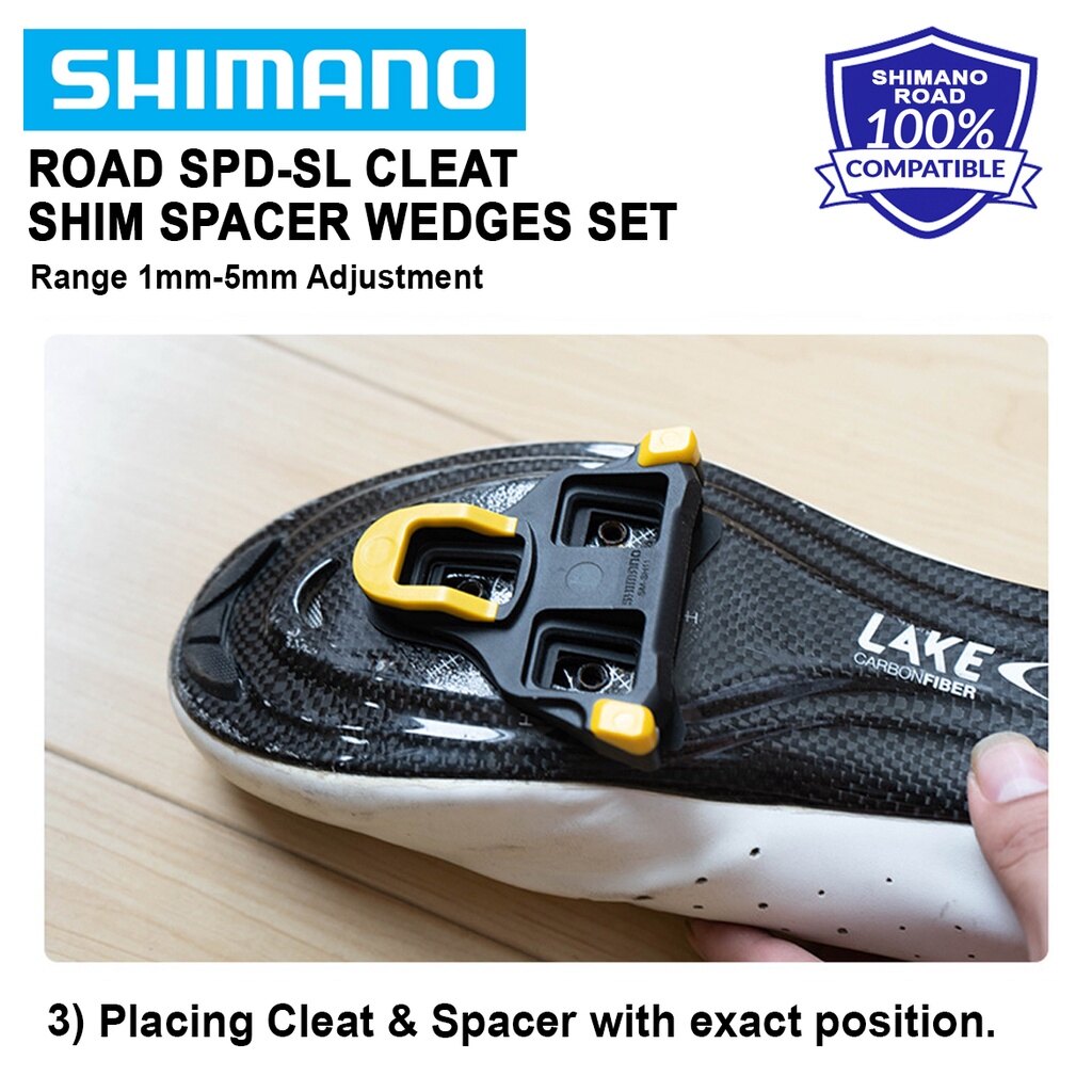 Spacer Cleat Wedges Shimano Shimano SPD SL Road Cleat Spacer