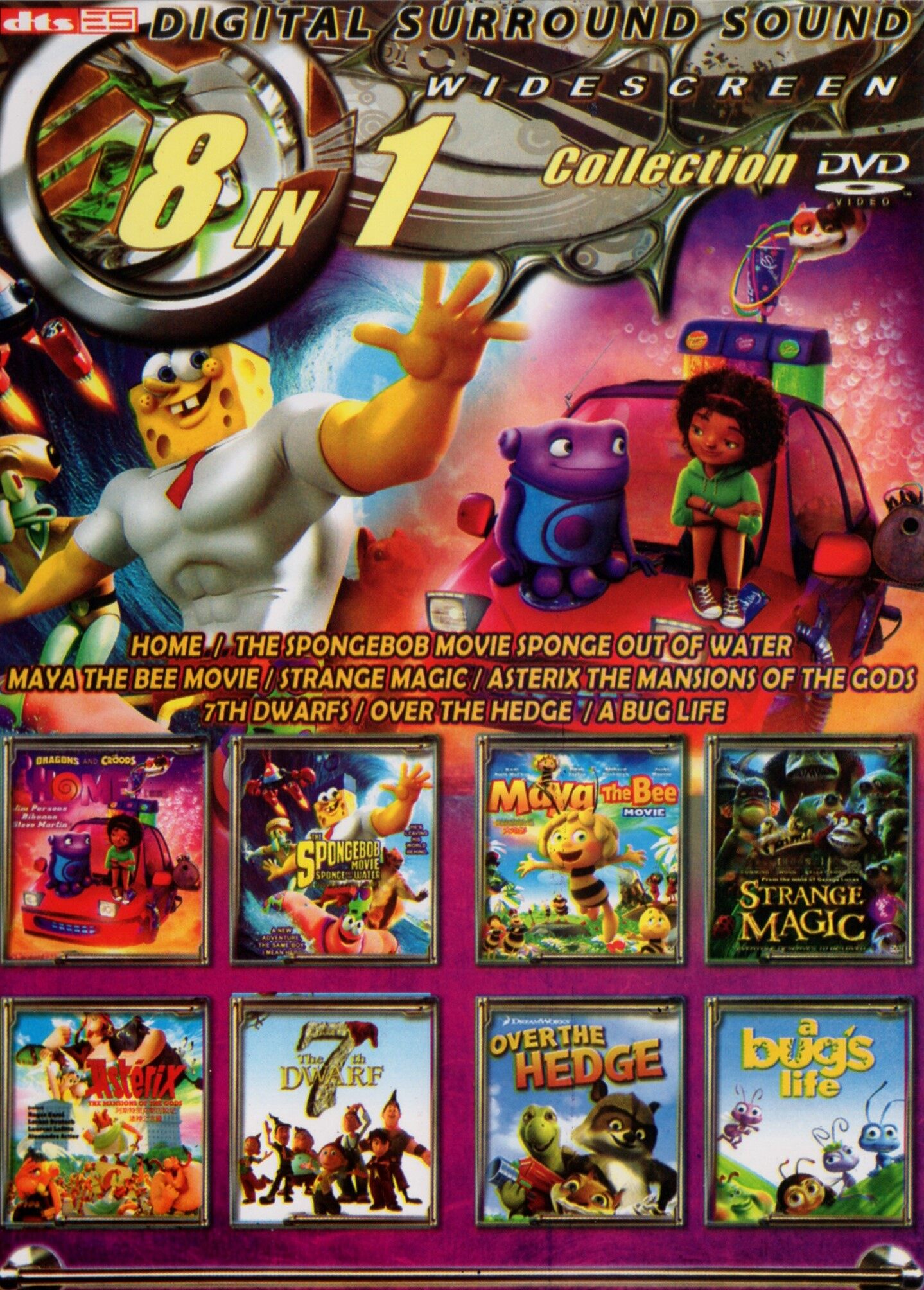 DVD English Cartoon Home / Maya The Bee Movie 8 In 1 Collection J 1347 -  Movieland682786 | Lazada