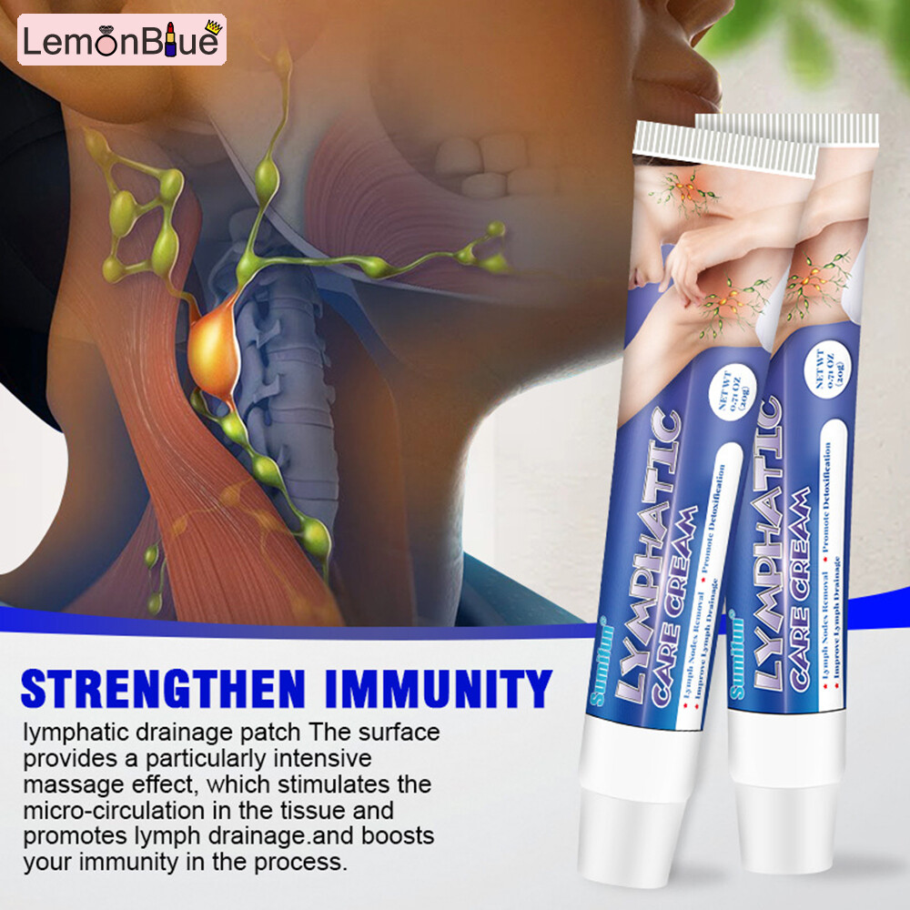 Gambar LemonBlue Lymphatic Detox Cream Armpit Lymph Nodes Medicine Cream Neck Lymph Anti Swelling for Women Men 20g Skin Health Care Products Beauty   Personal Care Herbs