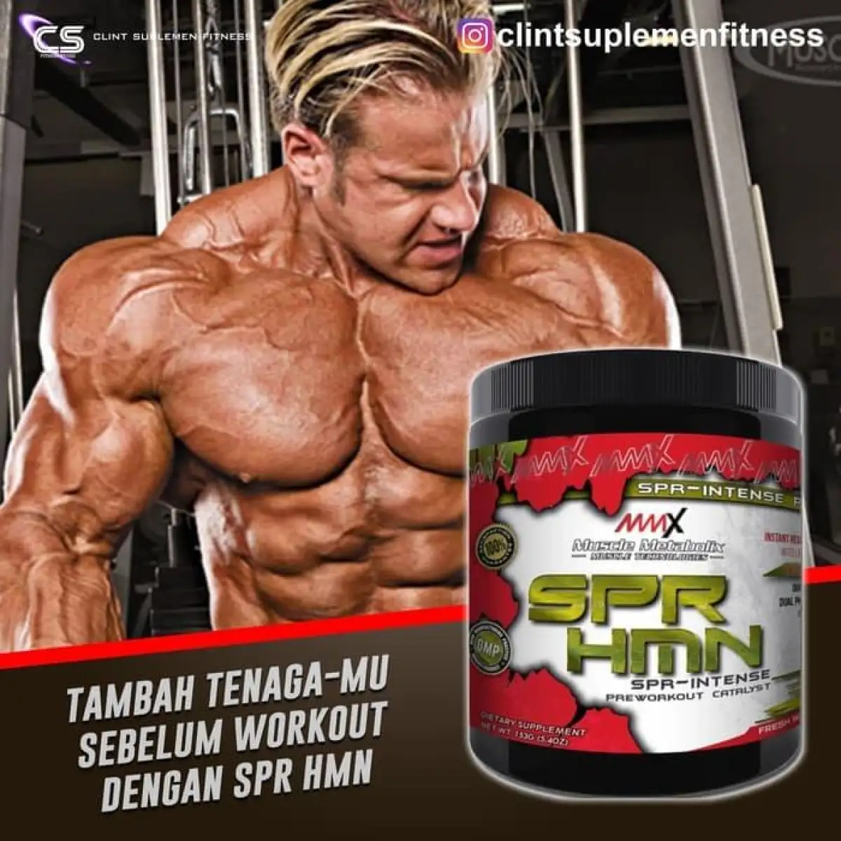Mmx Spr Hmn Pre Workout 60 Seving Green Apple Water Melon Lazada