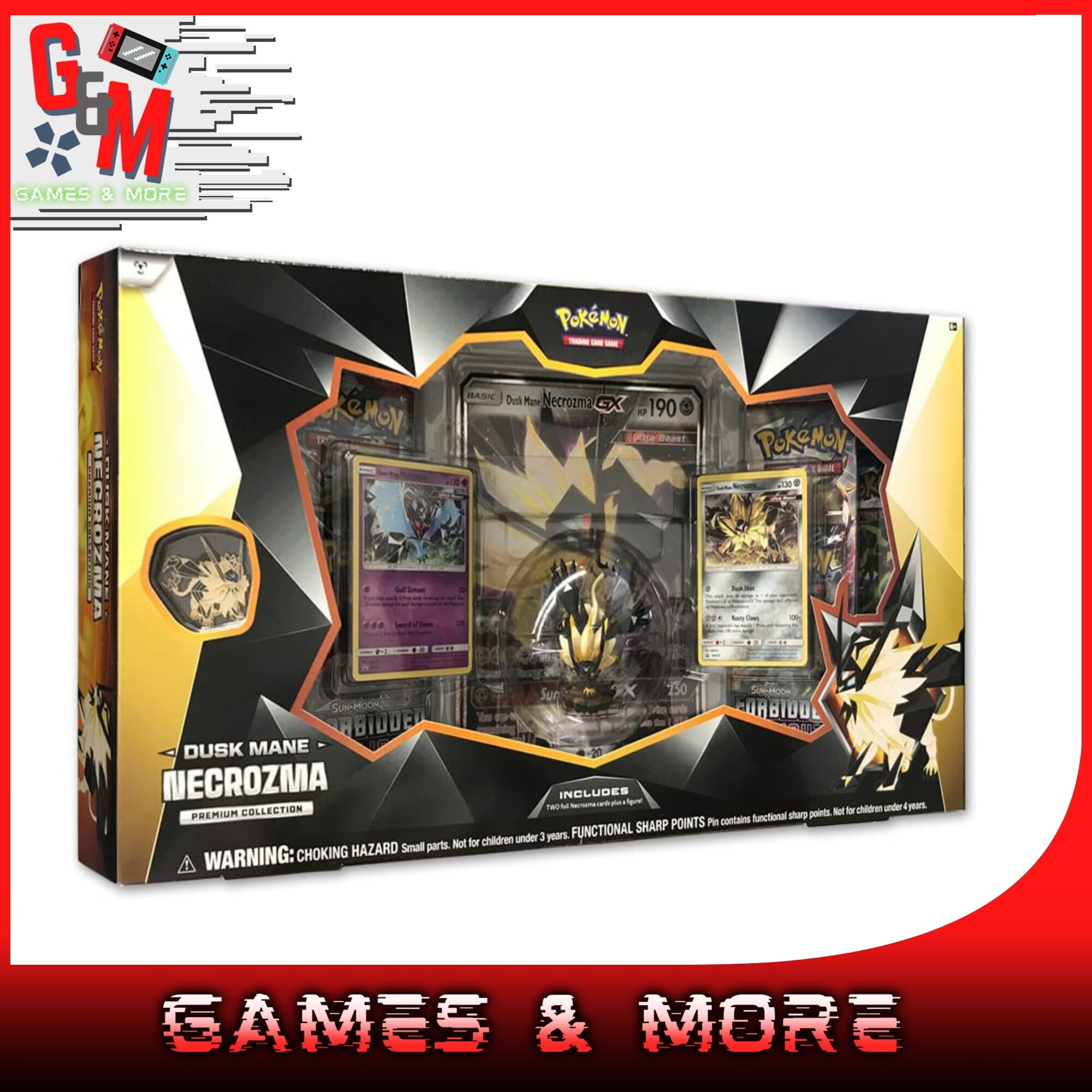POKEMON TCG Dusk Mane Necrozma Premium Collection Box SEALED! 