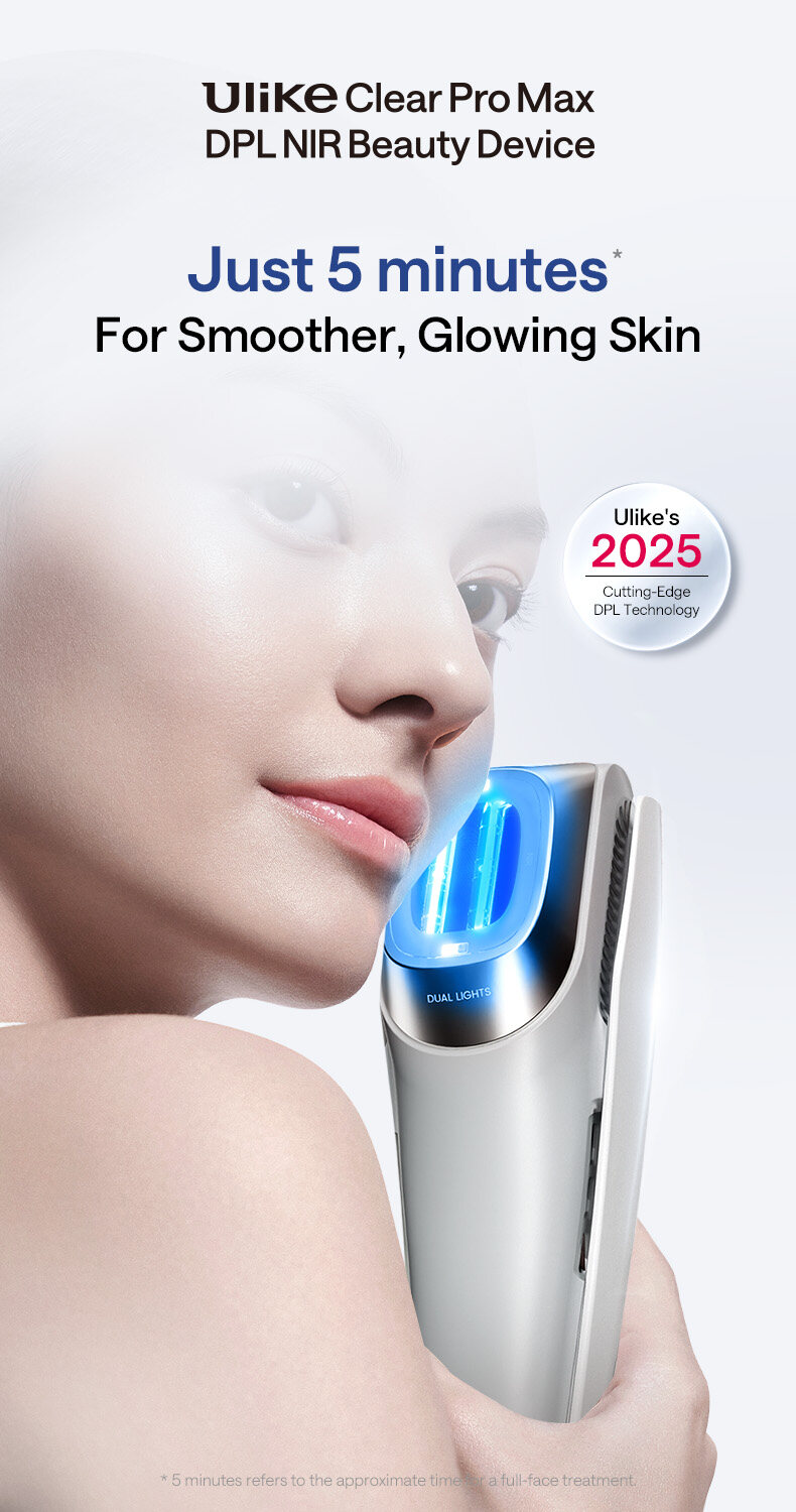 NEW】Ulike Clear Pro MAX DPL NRI Beauty Device Skincare for