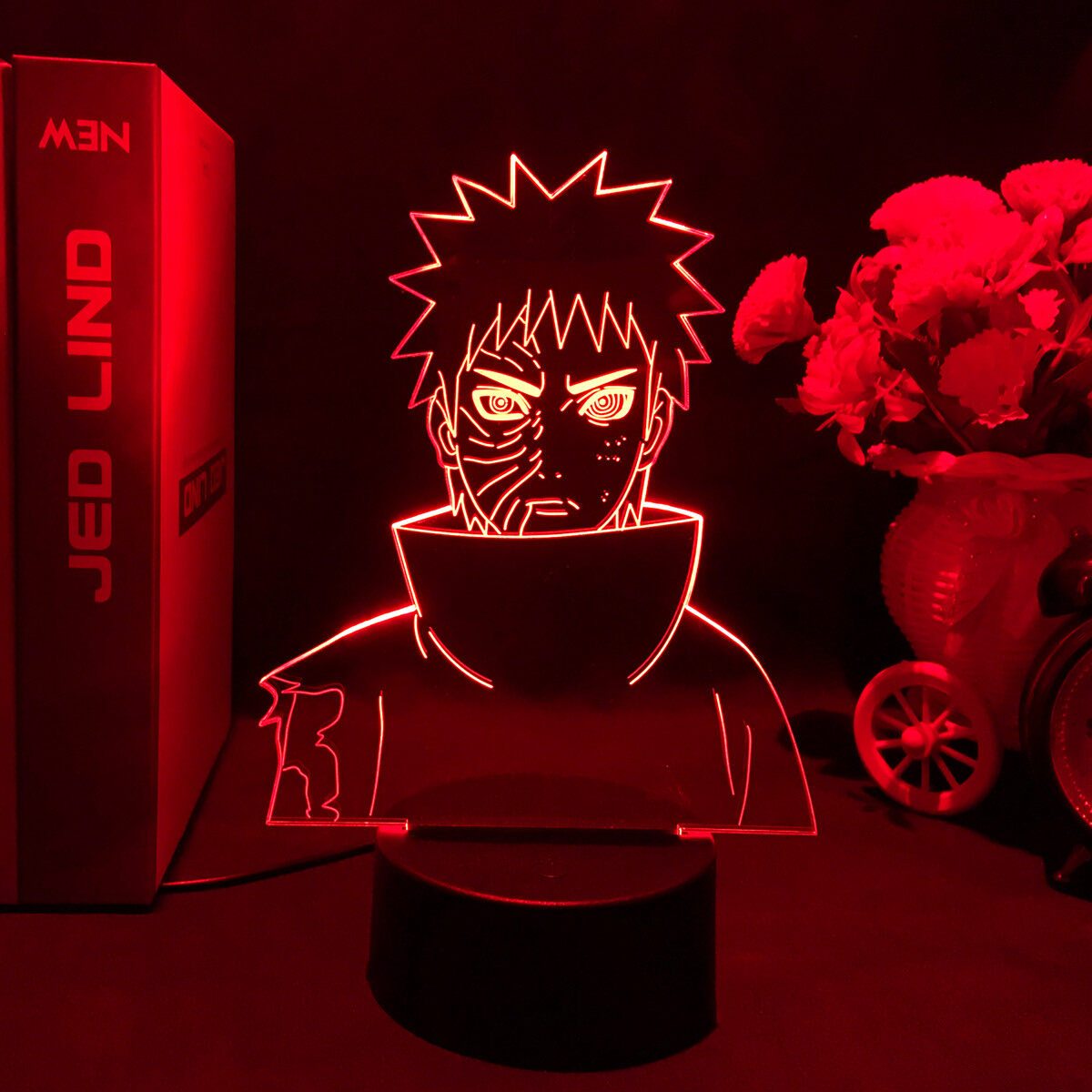 naruto spinning led hologram