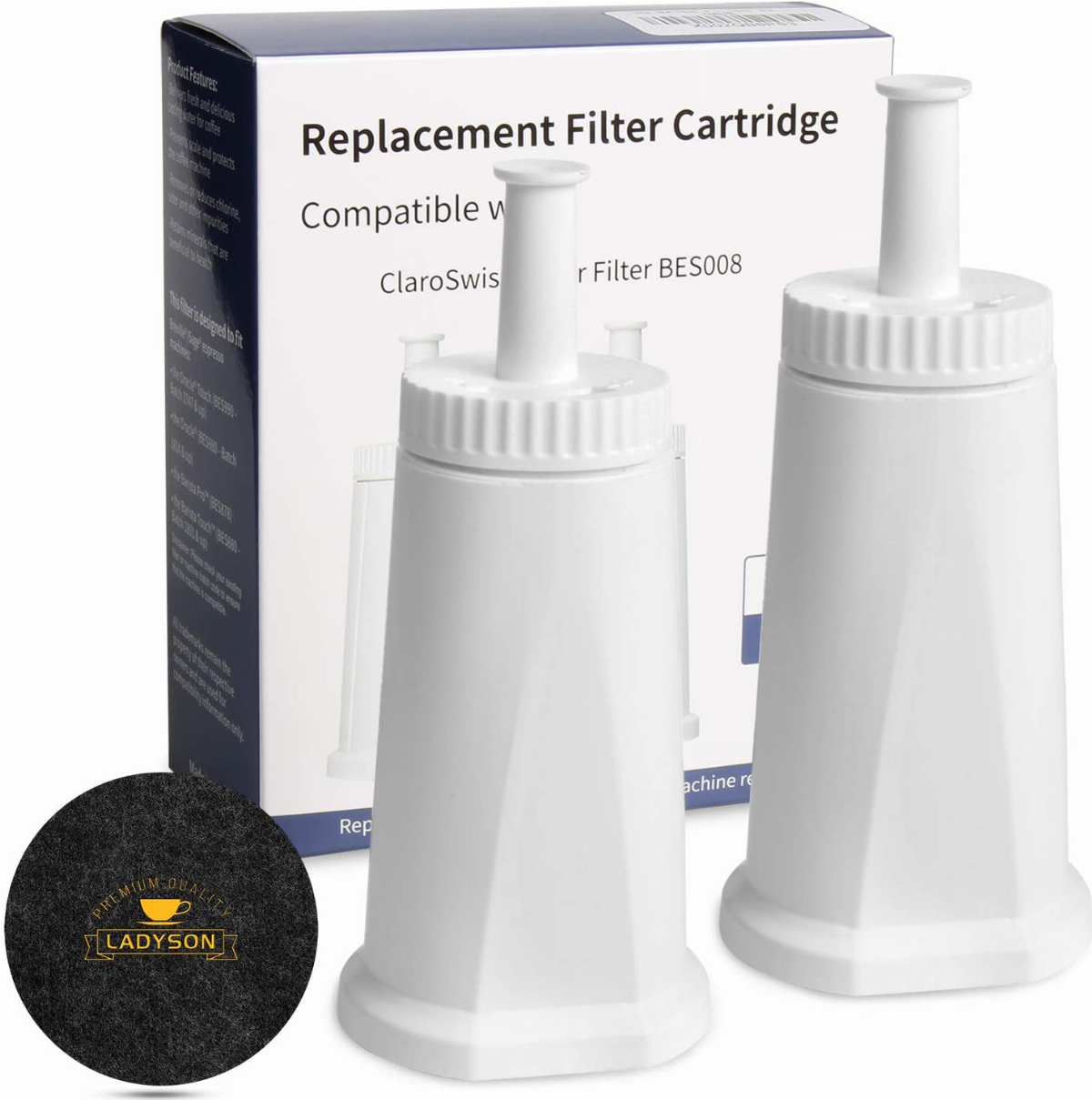 LADYSON Water Filter for Breville Claro 