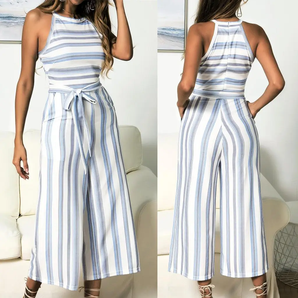 loose striped pants outfits