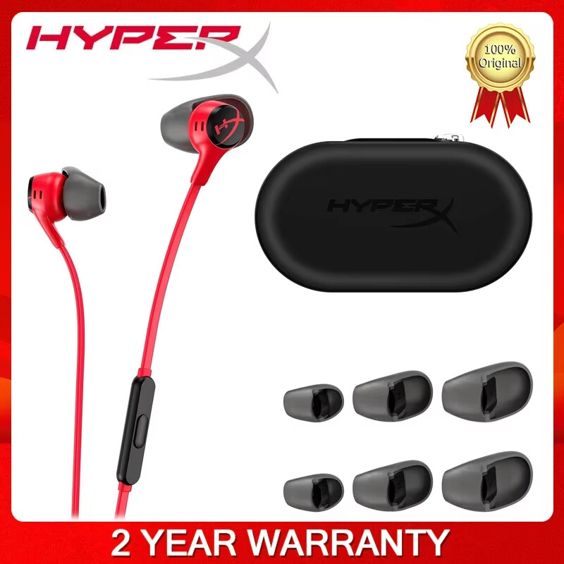 Hyperx Đám Mây Earbuds Cloud II 2 tai nghe chơi game có mic Nhập Vai Có Dây Trong Trò Chơi Tai nghe nhét tai Âm Thanh Cho Điện Thoại PS4 PS5 Xbox Loạt