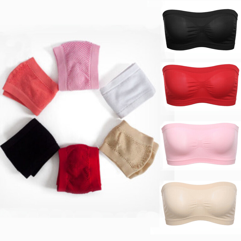 5 Màu Áo Ống Không Dây Cho Nữ Áo Ngực Quây Ngang Đồ Lót Phụ Nữ Áo Lót Liền Mạch Áo Hở Eo Phụ Nữ Áo Mặc Hè