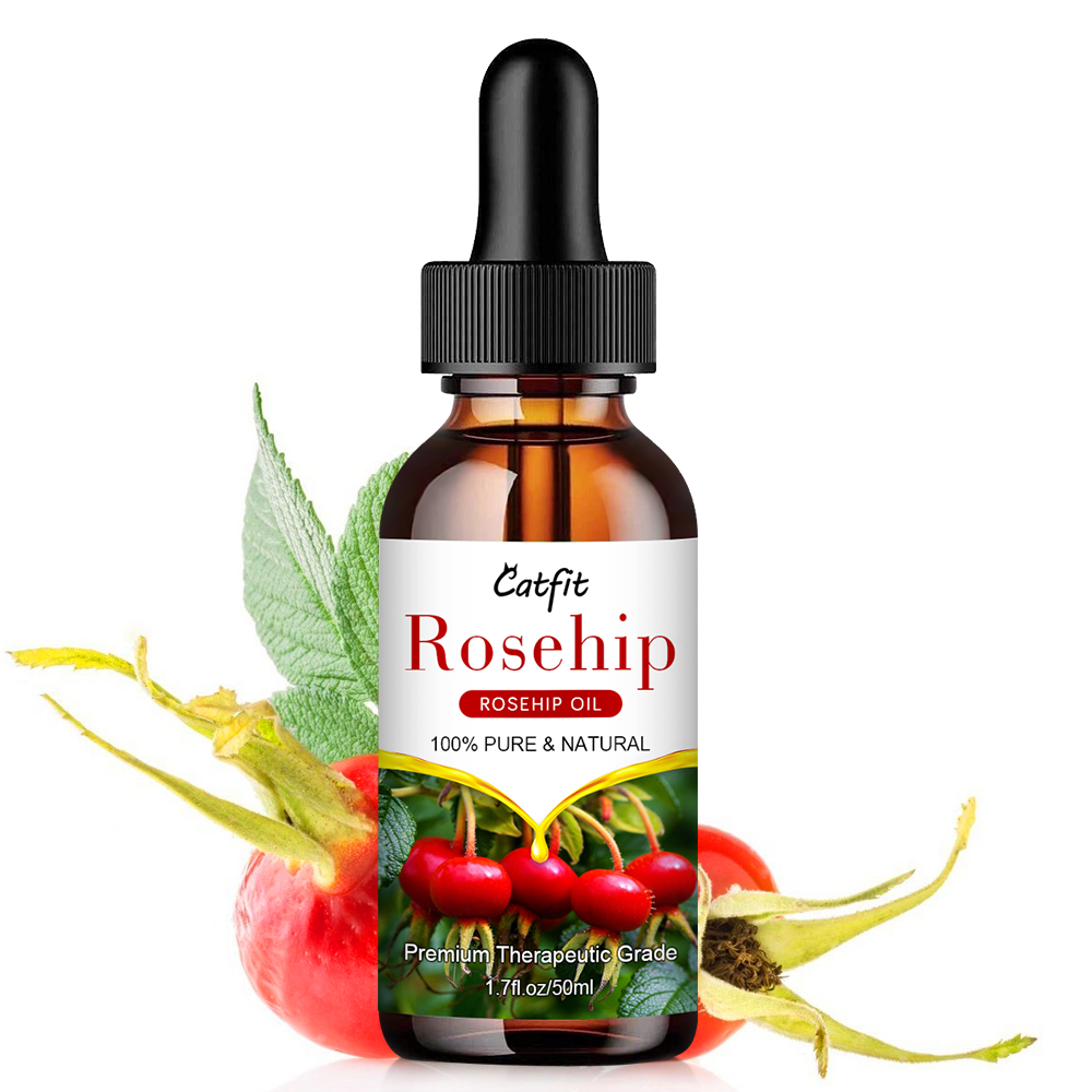 Gambar Catfit natural Rosehip Oil Essential Oil Antioxidant Repair Skin Massage Aroma Diffuser SPA Essential Oil