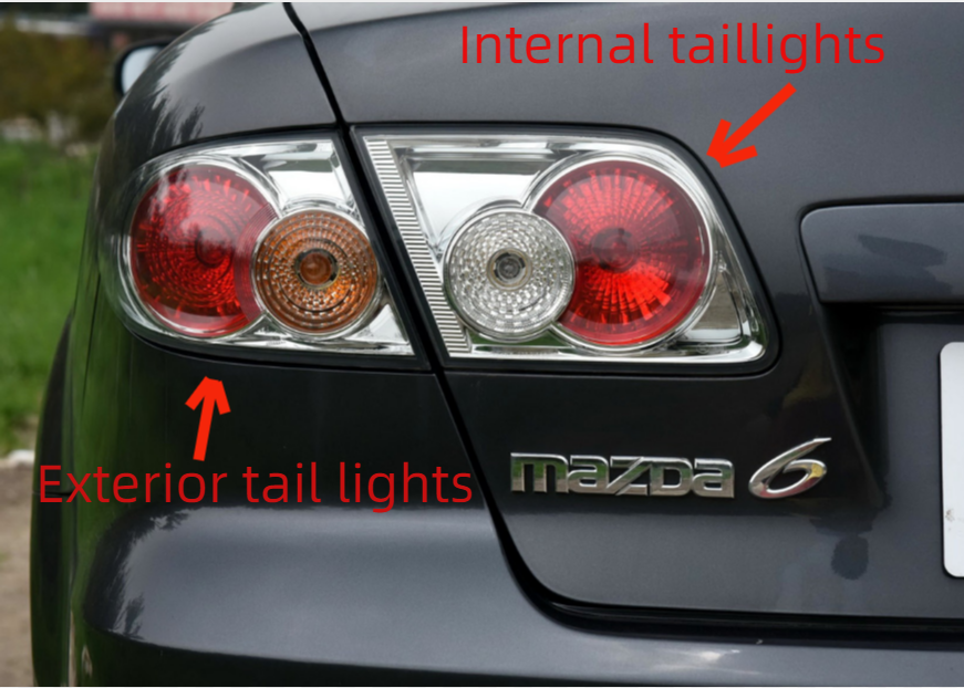 Đèn hậu cho mazda 6 03-15đèn hậu đèn hậu đèn phanh đèn hậu