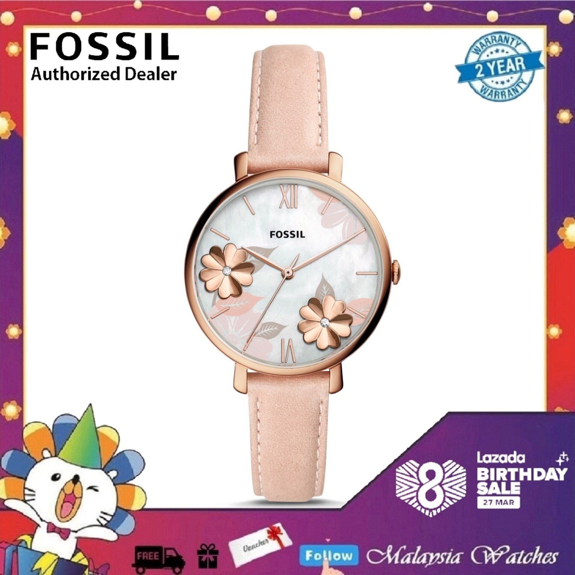 OFFICIAL WARRANTY) Fossil ES3262 